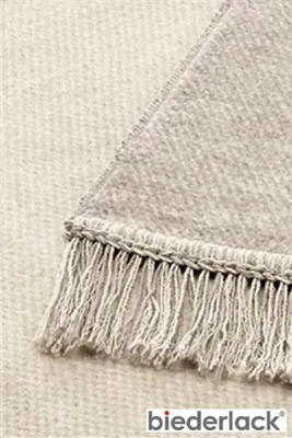Produktbild von Biederlack Sessel / Sofa Decke Baumwolle Cover Salt & Pepper natur 50x200cm