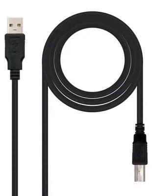 Immagine prodotto di Cavo usb 2.0 per stampanti, tipo a/m-b/m 1,0 m nero