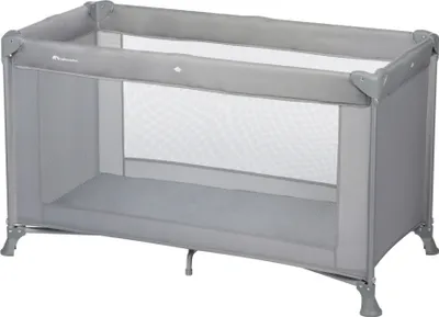 Produktbild von Bebeconfort Reisebett Soft Dreams, Zusammenklappbares Reisebett inkl. Transporttasche, Höhenverstellbar, Matratze, 0-3,5 Jahren, Mineral Gray