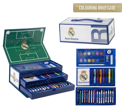 Obrázok produktu pre Kreatívna sada v kufri Real Madrid