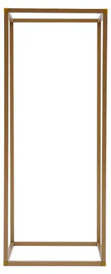 Zdjęcie produktu dla Zestaw metalowych stojaków na kwiaty - dekoracja stołu na wesele - zestaw 10 sztuk - wysokość 80 cm - stojące, idealne do aranżacji kwiatowych - kolor złoty