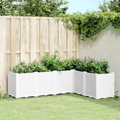 Produktbild von Weiß Pflanzkübel Weiß 160x120x53 cm PP Beete Beete