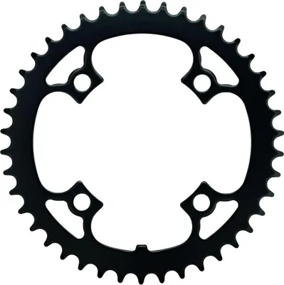 Zdjęcie produktu dla Tarcza FSA do roweru elektrycznego, 4 ramiona, 104 mm x 42 zęby, czarna – Megatooth, stal