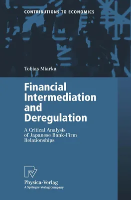 Produktbild von Financial Intermediation and Deregulation
