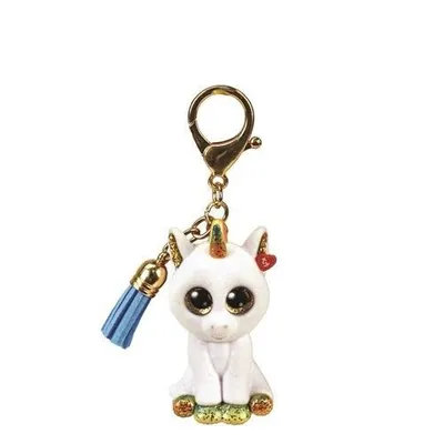 Immagine prodotto di TY INC. figura portachiavi Ty Mini Boos Pixy Unicorno Bianco 25055