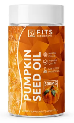 Immagine prodotto di Olio di semi di zucca 500 mg, 60 capsule