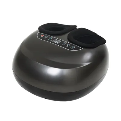 Produktbild von Bein- & Fußmassagegerät, 360° Airbag, mit Wärme,Kneten, Rollen, 6 Modi, 3 Intensitäten, Shiatsu Digitalanzeige Timer & Fernbedienung für Zuhause Büro