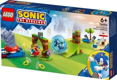 Produktbild von LEGO 76990 Sonic the Hedgehog Sonics Kugel-Challenge Set, Baubares Spiel mit 3 Charakteren inkl. eine Moto Bug Badnik-Figur, Spielzeug für Kinder, Jungen und Mädchen ab 6 Jahren