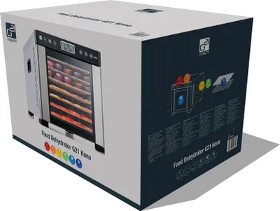 Zdjęcie produktu dla Suszarka do owoców G21 Kona, stal nierdzewna