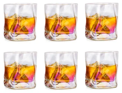 Produktbild von Set aus 6 unregelmäßigen Whiskygläsern