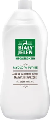 Zdjęcie produktu dla Biały Jeleń Hipoalergiczne Mydło W Płynie Naturalne 1L