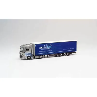 Produktbild von Herpa 311816 MAN TGX XXL Lowliner-Sattelzug SFT Transporte 1:87