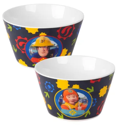 Porzellan-Müslischale Brandweerman Sam 500 ml, spülmaschinenfest