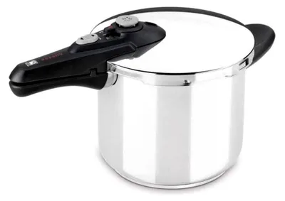 Produktbild von Vitesse | 6-Liter-Schnellkochtopf aus Edelstahl 18/10 mit 2 Kochprogrammen und Öffnungssperrsystem, geeignet für alle Küchenarten