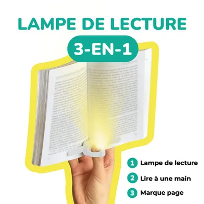 Image de Lampe de lecture 3-en-1 Lizia - Blanc