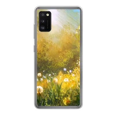 Produktbild von MuchoWow® Handyhülle Schutzhülle Hülle für Samsung Galaxy A41 Blumen - Sommer - Aquarell Silikon Softcase Handy Hülle - Mobiltelefon