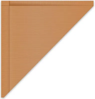 Produktbild von 1000x Spitztüten 17x17cm Kraftpapier braun gefädelt geeignet für 100g