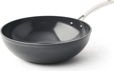 Zdjęcie produktu dla BK B2502.950, Okrągły, Wok/Patelnia do mieszania, Czarny, Ceramika, 230 °C, Aluminium