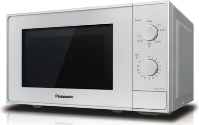 Zdjęcie produktu dla Panasonic NN-K12, Blat, Mikrofalówka grill, 20 l, 800 W, obrotowy, Srebrny