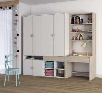 Obrázek produktu pro Kinderzimmer moebel "MOLLY" WEIß/SONOMA