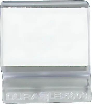 Produktbild von DURABLE Reiter 23 mm für Sichttafeln 10 St., 560319 transparent