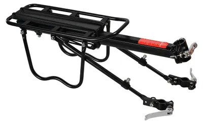 Produktbild von Fahrradgepäckträger, Mountainbike-Gepäckträger, Schnellverschluss mit Reflektor, 24–29 Zoll, mit/ohne Schutzblech, Aluminiumlegierung