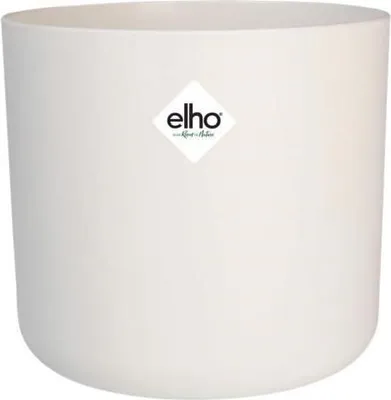 Image de Pot de fleurs rond ELHO B.for Soft 35, Ø 35 x H 32 cm, Intérieur, 100% Recyclé, Blanc