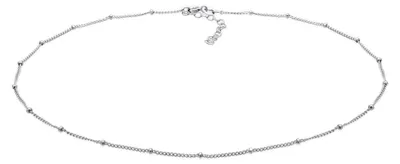 Produktbild von Elli Halskette Damen Choker Kugel Basic Minimal Trend Blogger 925 Silber