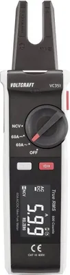 Produktbild von VOLTCRAFT VC-351 Stromzange CAT III 600 V Anzeige (Counts): 600