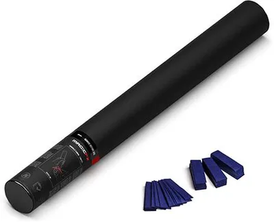 Produktbild von Magic FX Handbetriebene Konfettikanone 50cm - Dunkelblau