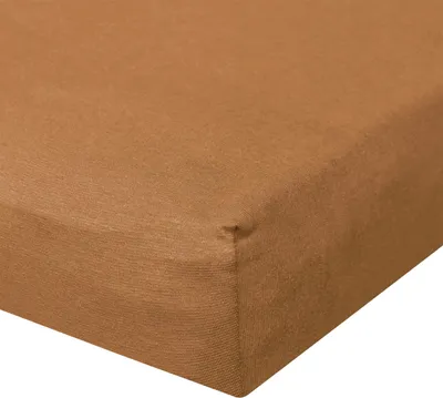 Produktbild von Bettwaren-Shop Jersey Spannbetttuch Ultra-Stretch 90x200 - 100x220 cm zimt
