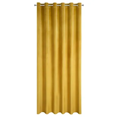 Obrázek produktu pro Záclona 215x250 Melanie mustard velvet ready on vias Eurofirany
