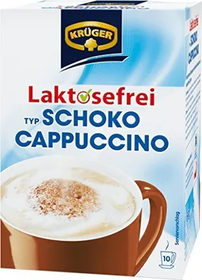Obrázok produktu pre KRÜGER Cappuccino Chocolate obsahuje kofeín Bez laktózy 10x15g 4-pack
