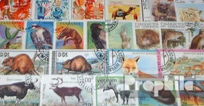 Produktbild von Briefmarken Motive 300 verschiedene Tiere Marken
