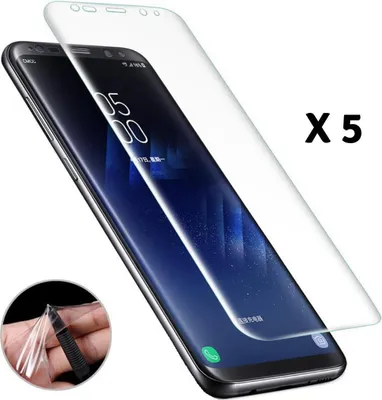 Produktbild von Displayschutzfolie für Samsung Galaxy S9 [5 Stück] Flexible Transparent Plastik Screen Protector Film Phonillico®