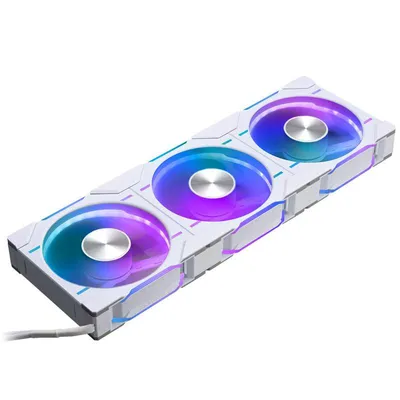 Obrázok produktu pre Phanteks D30 PWM Reverse Airflow D-RGB Lüfter 3er Pack - 120mm weiß