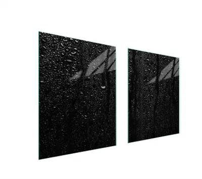 Produktbild von Glasschutzplatte Für Herd 85X52 Schwarz