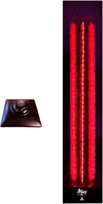Zdjęcie produktu dla Grzejnik bezramowy MAX©, głęboki model, 500W + regulator, promiennik podczerwieni do sauny i kabiny podczerwonej, promiennik pełnoswidrowy (1x500W + 1x regulator)