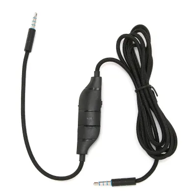 Obrázek produktu pro Kabel herní náhlavní soupravy, audio kabel s ovládáním hlasitosti a mikrofonu pro Logitech G633/G635/G933/G935