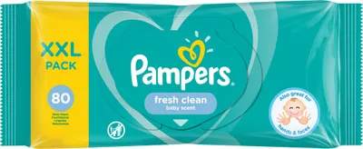 Obrázok produktu pre Pampers vlhen obrsky Fresh Clean 80 ks