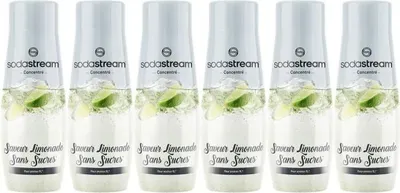 Produktbild von SODASTREAM Konzentrate - 6er Pack zuckerfreie Limonadenkonzentrate - Bis zu 54L Getränke - 440 ml