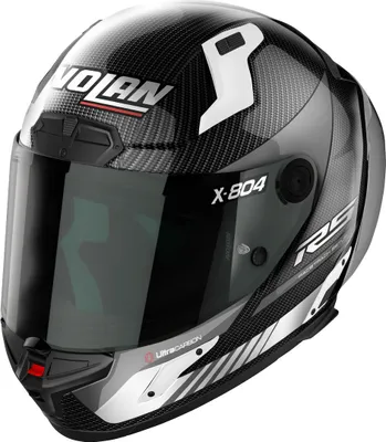 Immagine prodotto di Nolan X-804 RS Ultra Carbon Hot Lap Casco, nero/bianco, XXS (54)