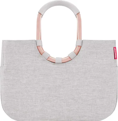 Immagine prodotto di reisenthel loopshopper L - Borsa robusta con pratici scomparti realizzati con bottiglie in PET riciclate - Design affascinante e impermeabile, colore: sky rose