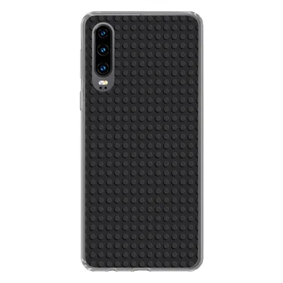 Produktbild von MuchoWow® Handyhülle Schutzhülle Hülle für Huawei P30 Bild - Schwarz Silikon Softcase Handy Hülle - Kartenbesitzer
