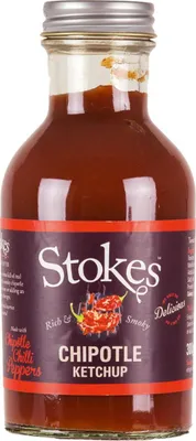 Produktbild von Stokes Chipotle Ketchup aus echten italienischen Tomaten 273ml