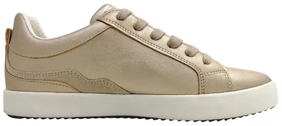 Imagen del producto de Zapatos deportivos Geox Blomiee para mujer, con cordones, color dorado, estilo casual