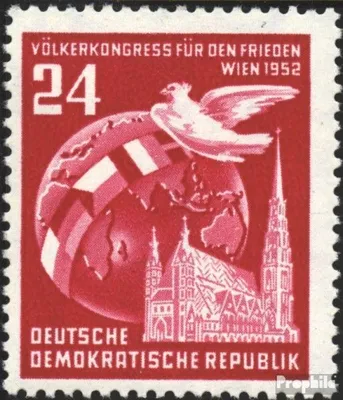 Produktbild von Briefmarken DDR 1952 Mi 320 postfrisch Völkerkongreß für den Frieden