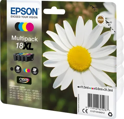 Obrázok produktu pre Epson Daisy Multipack 4 Farben 18XL Claria Home Ink