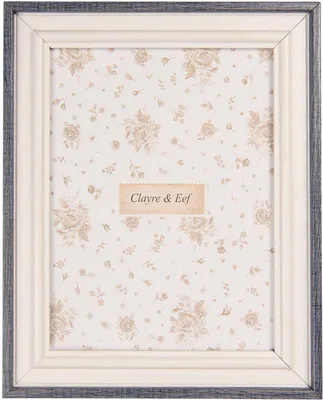 Zdjęcie produktu dla Clayre & Eef 2F1226M Ramka na zdjęcia biało-niebieska 13x18 cm styl wiejski