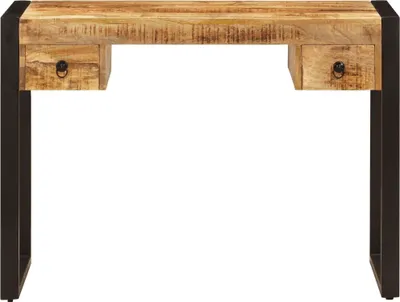 Zdjęcie produktu dla Biurko Z 2 Szufladami, 110X50X77 Cm, Lite Drewno Mango Lumarko!